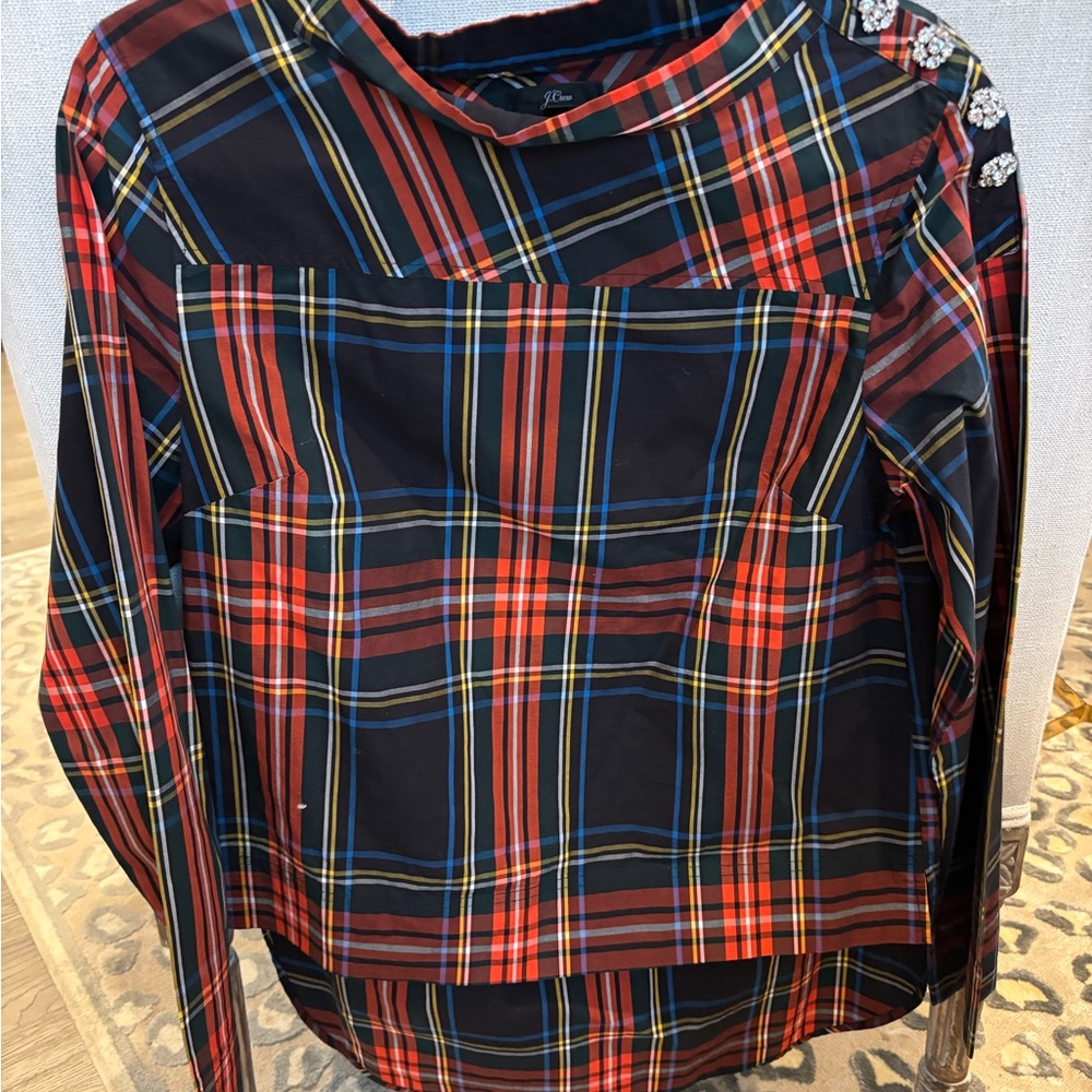 J.Crew Multicolor Plaid Shirt
